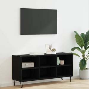 vidaXL ТВ шкаф 103, 5 x 30 x 50 см Черния дъб Инженерна дървесина (881925)