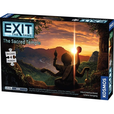 Kosmos Настолна игра Exit: The Sacred Temple PUZZLE - Кооперативна
