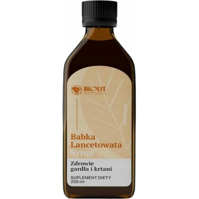 Biolit Ribwort Plantain Sirup 200 ml