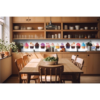 DIMEX ART s. r. o Фототапет за кухня - кексчета 420 x 60 см