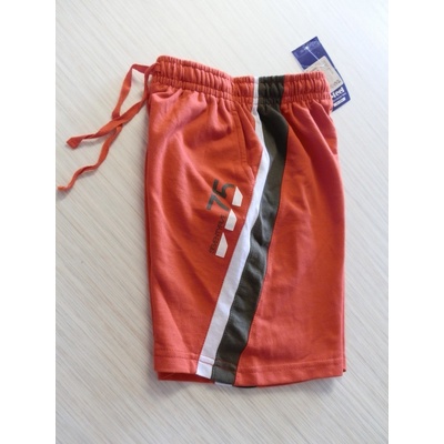 dívčí šortky oranžovo červená