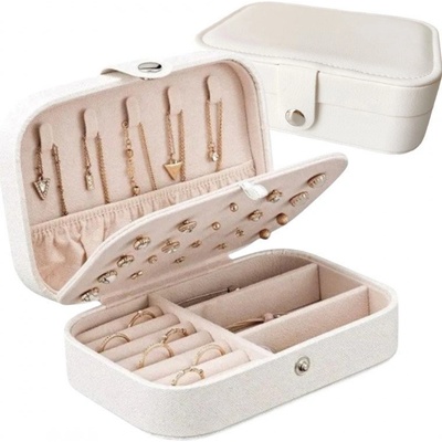 Livefy šperkovnice Velvet bílá