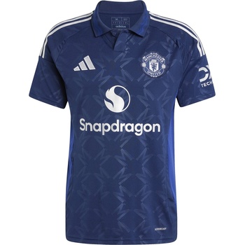 adidas Футболна фланелка Adidas Manchester United Away Shirt 2024 2025 Adults - Blue
