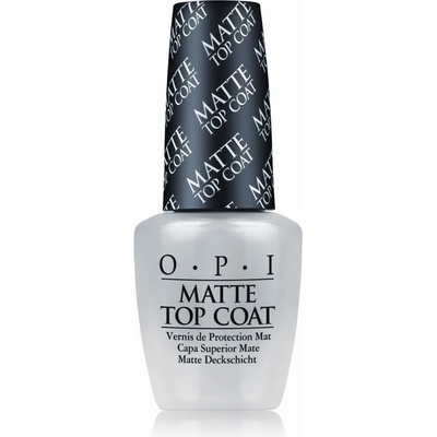 OPI lak na nechty vrchní s matným efektem Matte Top Coat 15 ml