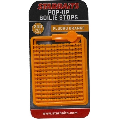 Starbaits Zarážky na Boilies Pop Up Stops oranžová