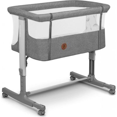 LIONELO Postieľka Luna 2v1 Grey Concrete
