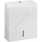 Bemeta Диспенсър за кърпи 28x35 см неръждаема стомана/бял (BD0395)