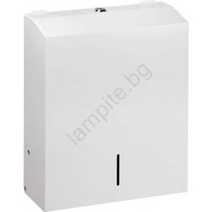 Bemeta Диспенсър за кърпи 28x35 см неръждаема стомана/бял (BD0395)