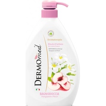 Dermomed Frangipani + Peach sprchový gel dávkovač 1000 ml