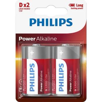 Philips LR20P2B/10 ELEM POWER ALKALI D 2-BLISTER (LR20P2B/10)