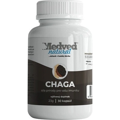 Medveď natural Chaga 30 kapsúl