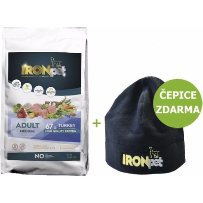 IRONpet Dog Adult Medium Turkey 12 kg
