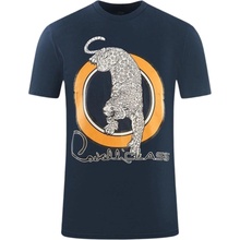 Cavalli class Leopard Navy Blue tričko