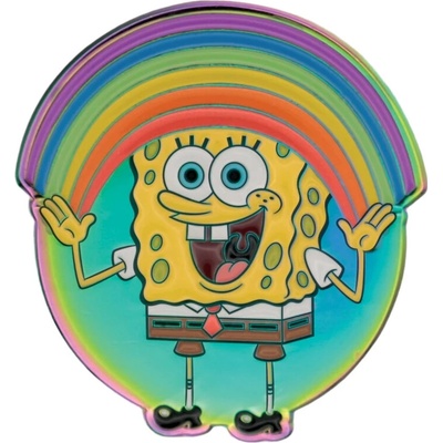 FaNaTtik Odznak SpongeBob v nohaviciach Dúha