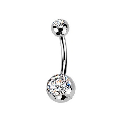 Šperky4U Piercing do pupíku banánek 1,6 x 10 mm TIT1593-1610