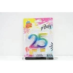 GoParty SWIECZKA, born 25, briefcase, 7 cm, blist
