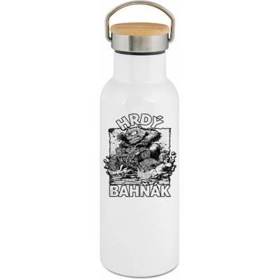 123TRIKO termoska Hrdý bahňák, černý tisk 500 ml