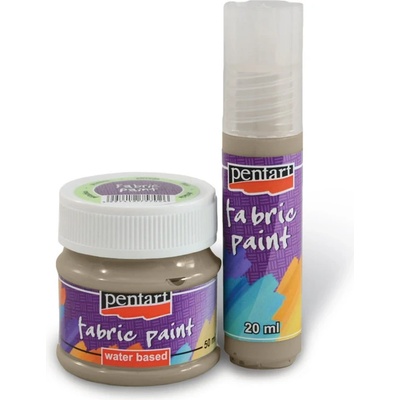 Farba na textil PENTART 20 ml hazelnut