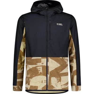 Mons Royale Мъжко ветрозащитно яке за колоездене Mons Royale Diversion Merino Wind Jacket Cycling jacket - MR Grunge / Black (051-1241-0413)