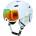 Stuf Каска с Визьор Stuf Visor 2 White (1003284)