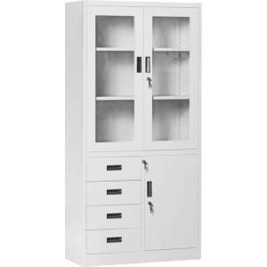 Carmen Метален шкаф Carmen CR-1278 J - сив (3580056_5) - tierradesign