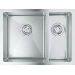 GROHE K700U мивка от неръждаема стомана 58.5x44.1 см 2 легена с лява ориентация (31577SD1) Мивка за вграждане