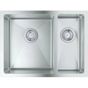 GROHE K700U мивка от неръждаема стомана 58.5x44.1 см 2 легена с лява ориентация (31577SD1) Мивка за вграждане