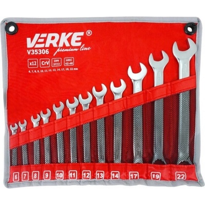 Verke Súprava očkoplochých kľúčov 12 ks 6-22mm V35306