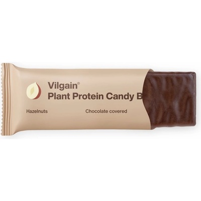 Vilgain Plant Protein Candy Bar – lieskové orechy 45 g