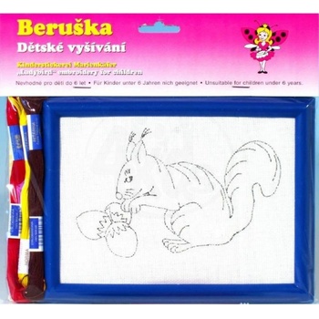 Teddies Vyšívání obdélníkový rámeček