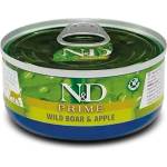 N&D N&D Prime Cat Wild Boar & Apple Adult пълноценна мокра храна без зърнени култури за котки в зряла възраст, с глиганско и ябълка 70gr