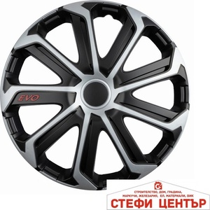 Versaco Тасове за джанти 15'' Versaco Evo Black/Silver (56246) - steficenter