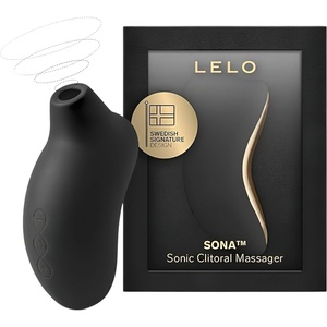 LELO Sona - вибратор за клитор с вълни - черен