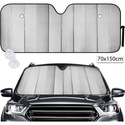 KMT Style 6008371 Sluneční clona na přední sklo 70x150 cm, stříbrná | Zboží Auto