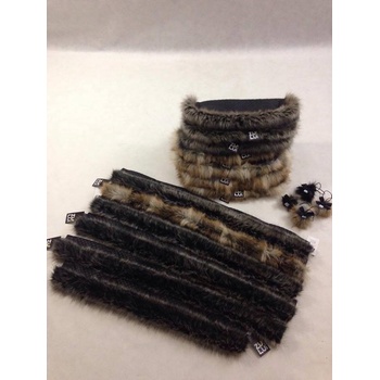 Zu-Lu Kožešina černá krátká