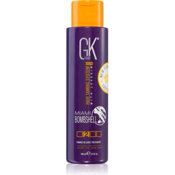 GK Hair Miami Bombshell Taming Blonde Treatment кератинова маска за блонд коса и коса с кичури 100ml