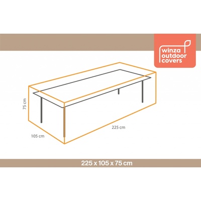 Winza Obal na stôl 225 x 105 x 75 cm