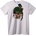 NOONEBRAND Тениска с череп на войник - 3XL, White