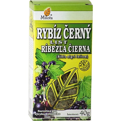 MILOTA Ríbezle čierny list 40 g