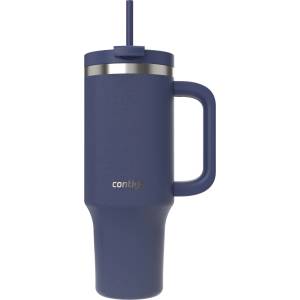 Contigo thermos bottle 1200 ml with handle and straw | Stainless Steel Insulated Thermal Drinking Bottle with Lid | Cools for 29 hours | Travel Mug | Thermo mug | - 2217785 (2217785)