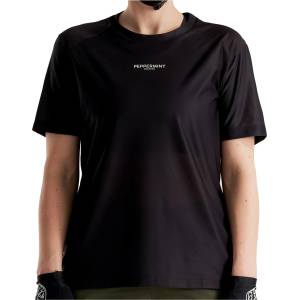 PEPPERMINT Дамска фланелка с къс ръкав за колоездене Peppermint Women's Trail Short Sleeve Jersey Cycling jersey - Black (156-2718-0112)