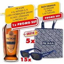 Metaxa 7* 40% 0,7 l (čistá fľaša)
