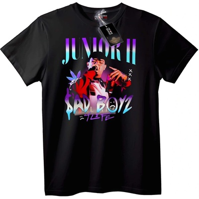 NOONEBRAND Тениска Junior H Тъжни Момчета 4Life - 3XL, Black