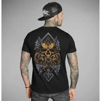 HYRAW мъжка тениска hyraw - ace of skull - f24-m07