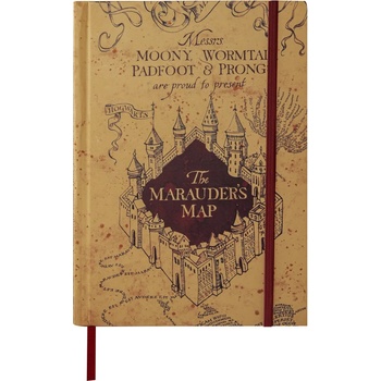 Cinereplicas Тефтер Cine Replicas Movies: Harry Potter - Marauder's Map, A5