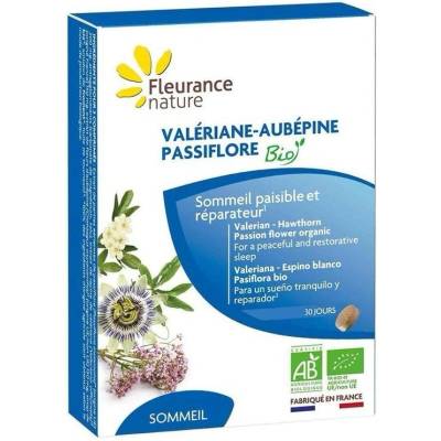 Fleurance Nature Био валериана, пасифлора и глог, 60 таблетки, Fleurance Nature (192606 (59260) FN)