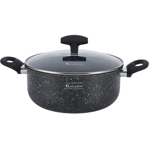 Goldmann 26 см (5, 3 л) алуминиева тенджера с мраморно покритие Goldmann модел GM 1300-26 (99gm130026)