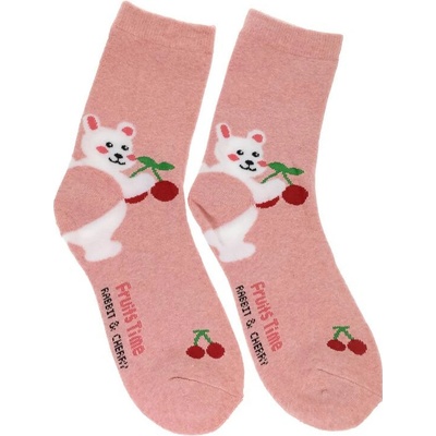 Thermo ponožky CHERRY ružové
