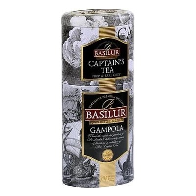 Basilur 2v1 Captain's & Gampola black tea 30 g & 70 g