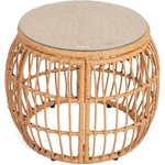Bonami Essentials Кръгла градинска маса от изкуствен ратан ø 55, 5 cm Vistdal - Bonami Essentials (4527)